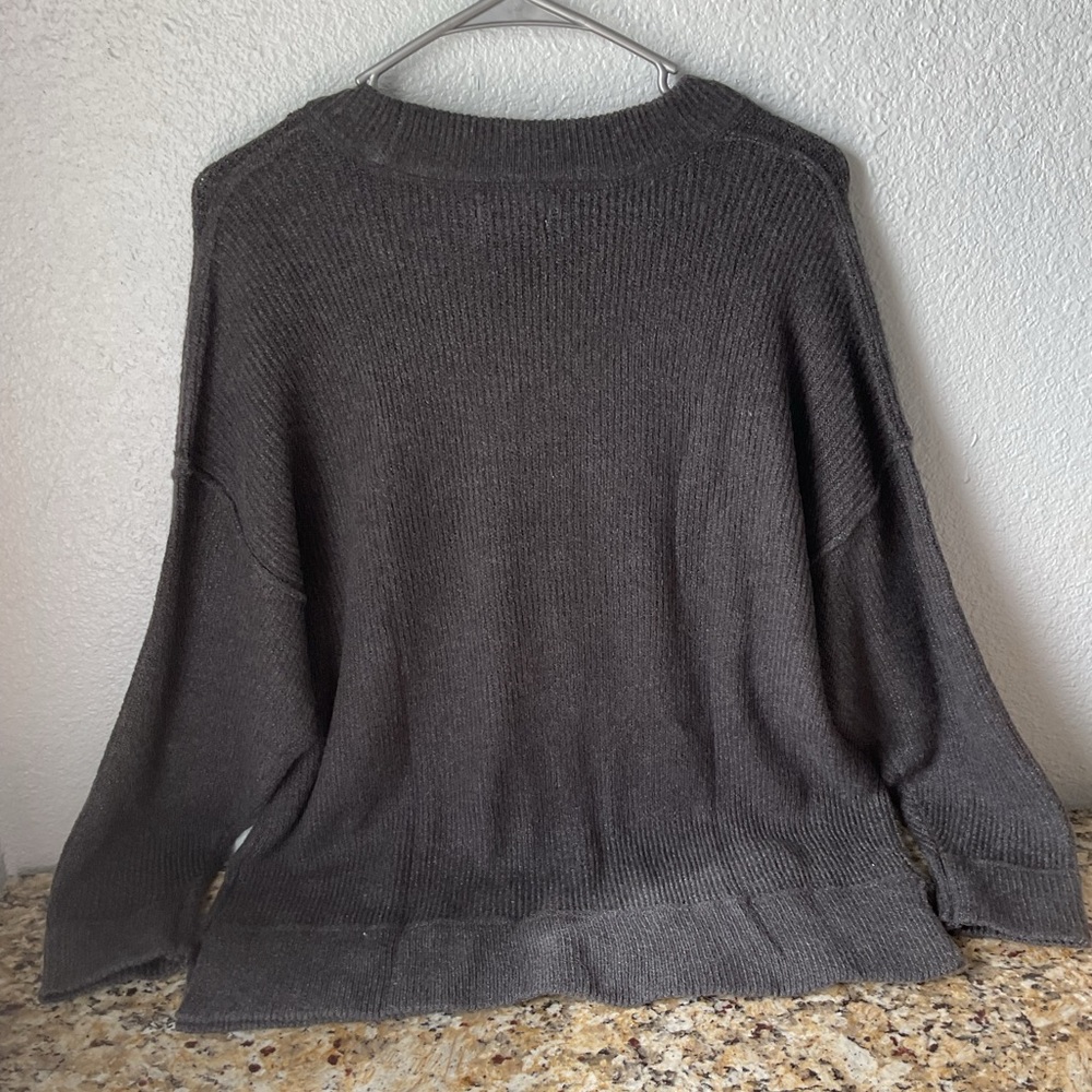 Aerie Women Cozy Gray Sweater NWT Size small - Picture 2 of 3